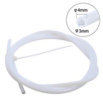 PTFE 튜브 흰색 파이프 1.75mm 3mm 파일 3D 프린터 부품 용 소모품 원격 공급 파이프, 3*4