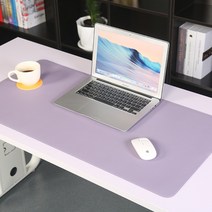 가죽 데스크매트 테이블매트 책상패드 120x60cm 맞춤사이즈 대형사이즈, 롤랜드 퍼플
