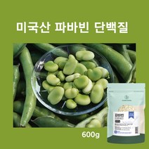 파바빈 분말 가루 미국산 잠두 파바 콩 누에콩 단백질 식물성 프로틴 파우더, 1팩, 600g