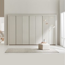 한샘 아트월 붙박이장 대칭형 3200~3300_고급형, B형 : 머쉬룸그레이(B)