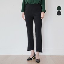 코멜 밴딩 언발 부츠컷 팬츠