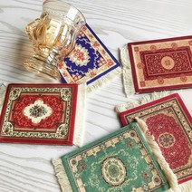 페르시안러그 미니 대형 먼지없는 사계절 persian mini woven rug table mat retro style carpet pattern cup pad laptop