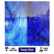 다채로운 직사각형 운모 모자이크 타일 15*20cm/5.9 * 7.8in 3mm/0.12in 두께 DIY 공예 타일 반투명 모자이크 제작 재료, 15CM 20CM, Deep Blue, Deep Blue