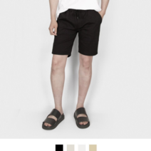 오너클랜 스판 밴딩 면 기본 남자반바지 4컬러