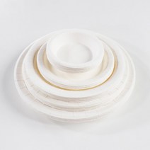 일회용 무지 종이접시 10매입 10/14/18/20/23cm 파티접시, 무지 종이접시 18cm