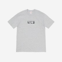 슈프림 에밀리오 푸치 박스로고 티셔츠 헤더 그레이 블랙 21SS Supreme Emilio Pucci Bo Logo TShirt Heather Grey Black 21SS
