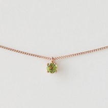 [14k18k] 8월탄생석 페리도트 원석 스페셜 목걸이