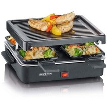 독일 SEVERIN RG 2370 미니 라클렛 그릴 4인용 블랙