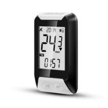 IGPSPORT-igs130 GPS 컴퓨터 IPX7 방수 무선 사이클링 자전거 속도계 자동 백라이트 주행 거리계, 02 gray
