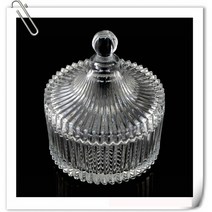 캔들투명유리용기-크리스탈회전목마 250ml -비누나무 천연화장품만들기 재료 달팽이크림 크림용기 립밤만들기 향수용기