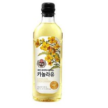 백설 카놀라유, 500ml, 4개