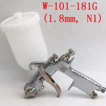 도색 부스 도장 스프레이 일본 건 자동차 가구 / 400ml W1 핸드 수동 페인트, [06] 181G1.8mm N1 Cap