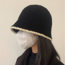 양털 방한 벙거지 모자