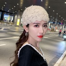 여자 베레모 배래모 예술가 최신 패션 여자 데일리 가을 환절기 간절기 겨울 Botou 베일리 숙녀 수제 여자 크로 셰 뜨개질 니트 모직 모자 겨울