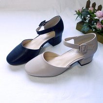 제이드클럽 여성 미들굽 스트랩 구두 H708-1