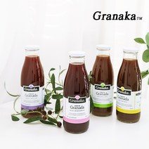 [바오르샵] 스페인 직수입 Granaka_석류착즙100% (750ml 병당 석류 10개-과육 씨 껍질까지 착즙) : 병당 각각 맛이 다른 4병 1세트임 ; 유통기한임박 특별할인판매