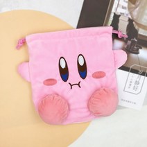 별의커비 커비 인형 피규어 굿즈 멜디 cinnamoroll Kirby Kuromi 가방 소프트 Drawstring 포켓 지갑 선물, kirby A