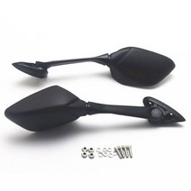 바이크 오토바이 사이드 미러 YZF R3 R25 YZF-R3 YZF-R25 NMAX R15 V3 ER6 R1 가와사키 KRR KR150, [02] black