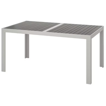 이케아 SJALLAND 셸란드 야외테이블 다크그레이 라이트그레이 156x90cm 292.648.73