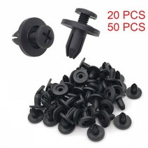 자동차 정비도구 수공구 공구 오토바이 정비 가정용 셋트 102050pcs 6mm 범퍼 패스너 클립 구멍 리벳 리테이너 푸시 엔진 커버 도어 혼다, 50PCS