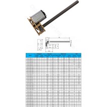 소형정밀감속기 DC 6V 금속 기어 모터 30 - 2000RPM 저속 마이크로 박스 감속기 M4 스레드 역방향 출력 샤, 06 DC6V 100RPM