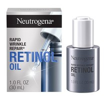 Neutrogena 래피드 링클 리페어 레티놀 안티 링클 오일 다크 스팟 개선 딥 링클 트리트먼트 0.3% 농축 레티놀 30ml, Retinol Oil