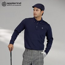 애플라인드 21FW 남성 써모라이트 기모 카라티 네이비 MA21-TS402