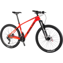 [사바코리아] M6 DEORE 30단 29인치 카본 MTB자전거 100%완조립, 레드／블랙, 17