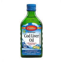 칼슨 Cod Liver Oil 대구간유 250ml 오메가3 EPA DHA 비타민D 과일향, 1개