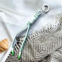 인형키링 굿즈 캐릭터 열쇠 고리 제작 큐티 가죽 나무 가방 키홀더, green A 2