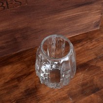 백강국화 투명유리 플레어꽃병 19cm 수레국 아미초 티테이블 캐모마일 코와니 장미