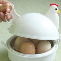 EPI 전자렌지용 계란 삶는 기계 간편한 달걀 찜기 그릇