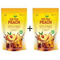 복음자리 복숭아 아이스티 파우더, 1kg, 2개
