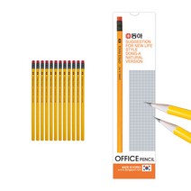 동아 오피스지우개 연필 1타 12입, HB