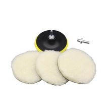 Car Polishing Pads 5pcs 5inch Buffing Mats Beauty Woolen Wheels For Polisher Drill, [01]  No 1, 01 No 1