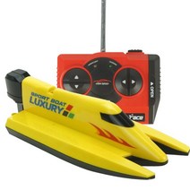 제트보트 제트서프 eborui create toys 3313a rc 보트 2.4g 용 2ch 미니 rc 레이싱 보트, 노란색