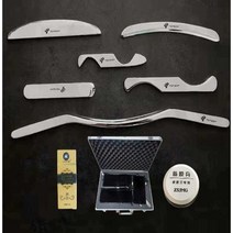 그라스톤 근막이완 괄사 스포츠 마사지 칼 지압 도구, 1 6종 세트