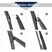 리어 와이퍼 암 (블레이드 세트 포함) 렉서스 GX470 2003-2009 - 410mm 16 인치 용 윈드 실드