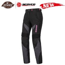 SCOYCO-여성용 오토바이 자켓 방수 CHAQUETA MOTO 반사 모토크로스 레이싱 라이딩 탈부착 라이너, Women P122W BK|XXXL, Women P122W BK