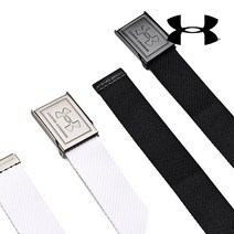 언더아머 UA 웨빙 벨트 남성 1369819, 블랙