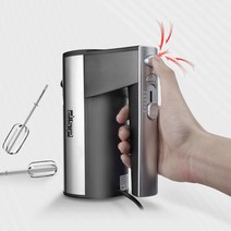 핸드 믹서기 반죽기 거품기 휘핑기 가정용 전기 믹서 5 단 500w 스테인레스 스틸 나선형 주방 음식 반죽, 노란색, 유럽 ​​연합