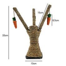 당근 애완 동물 고양이 스크레이퍼 고양이 나무 집 등반 프레임 포스트 장식 인터랙티브 트리 타워 애완 동물 고양이 스크래치 보드 장난감 가구, [01] WHITE, WHITE