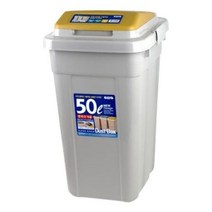 크린스페이스 휴지통 50L - 연회색+엘로우, 쿠팡 마이쿠키 본상품선택