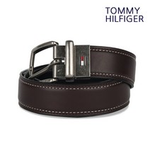 타미힐피거 남성 양면 벨트 브라운/블랙 12TL01XZ04-206