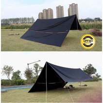타프스크린 연장 가림막 윈드 스크린, 6x1.5m, 블랙