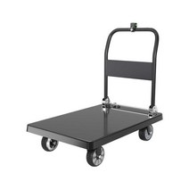 전동 핸드카트 물류센터 크롤러 트럭 평상형 짐운반, 은색 하중 600kg 110x70 분리 가이드