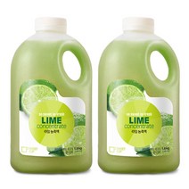 스위트컵 라임 농축액 1.8kg 2개, 단품