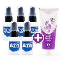[케이솔루션] 푸조메 무좀 관리, 40ml 5개+풋케어 크림 사은품