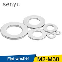 고무오링 패킹 실리콘 오링 고무링 1/100pcs 플랫 와셔 M2 M2.5 M3 M4 M5 M6 M8 M10 스테인레스 스틸 일반, 07 M14  10pcs