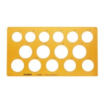 KORING 템플렛(K-1061F/대형원형정규) 템플레이트, 상세페이지 참조